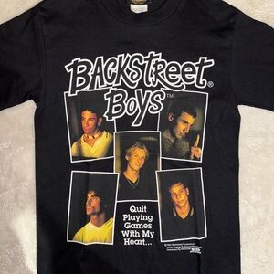 Backstreet Boys Black Graphic T-Shirt